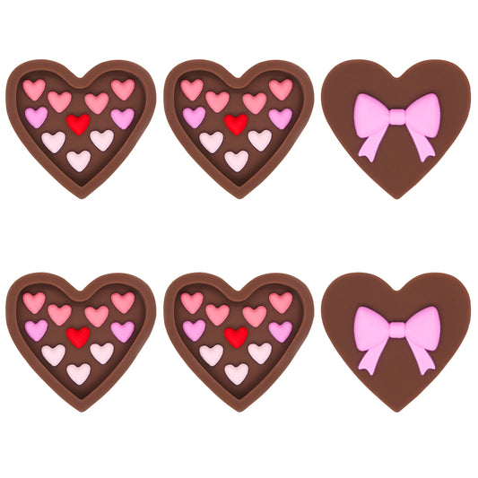 3D Heart Bowknot Focal