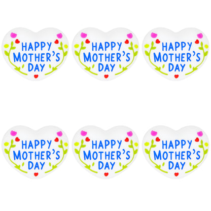 3D Heart Happy Mothers Day Focal