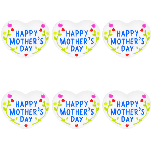 3D Heart Happy Mothers Day Focal