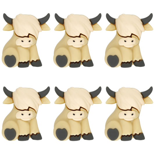 3D Highland Cow Western Focal