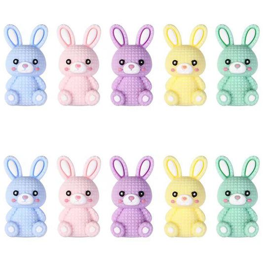 3D Knitted Rabbit Focal