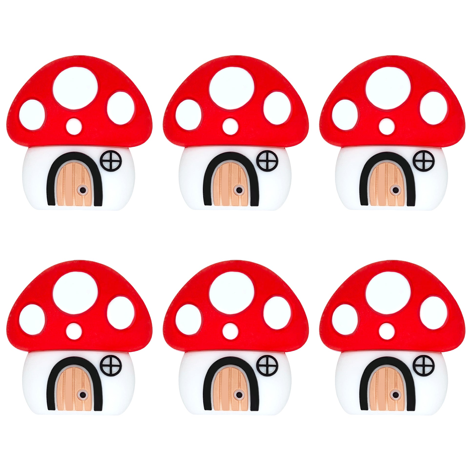 3D Mushroom House Focal