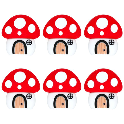 3D Mushroom House Focal