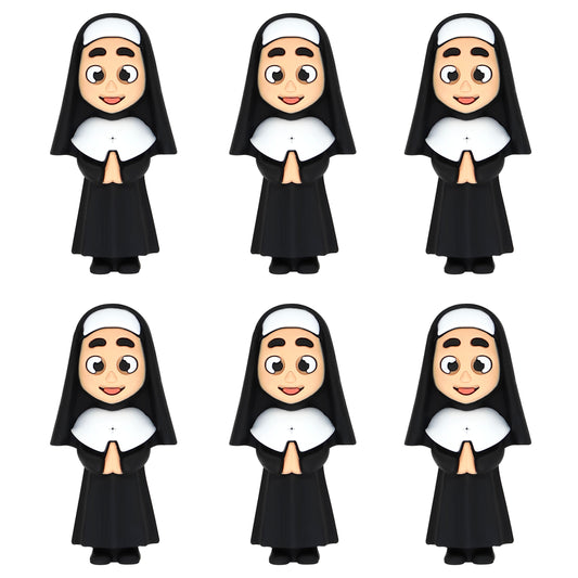 3D Nun Praying Focal