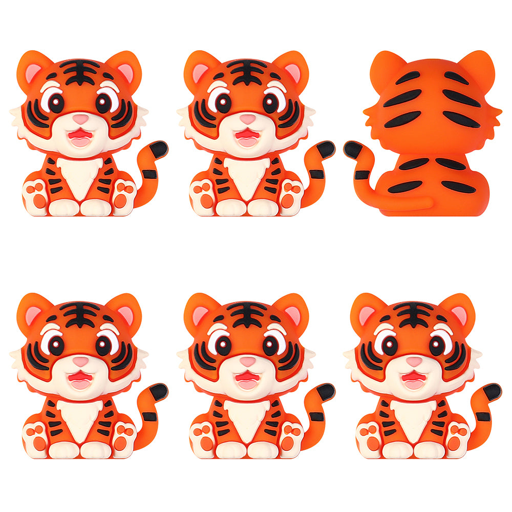 3D Orange Tiger Focal