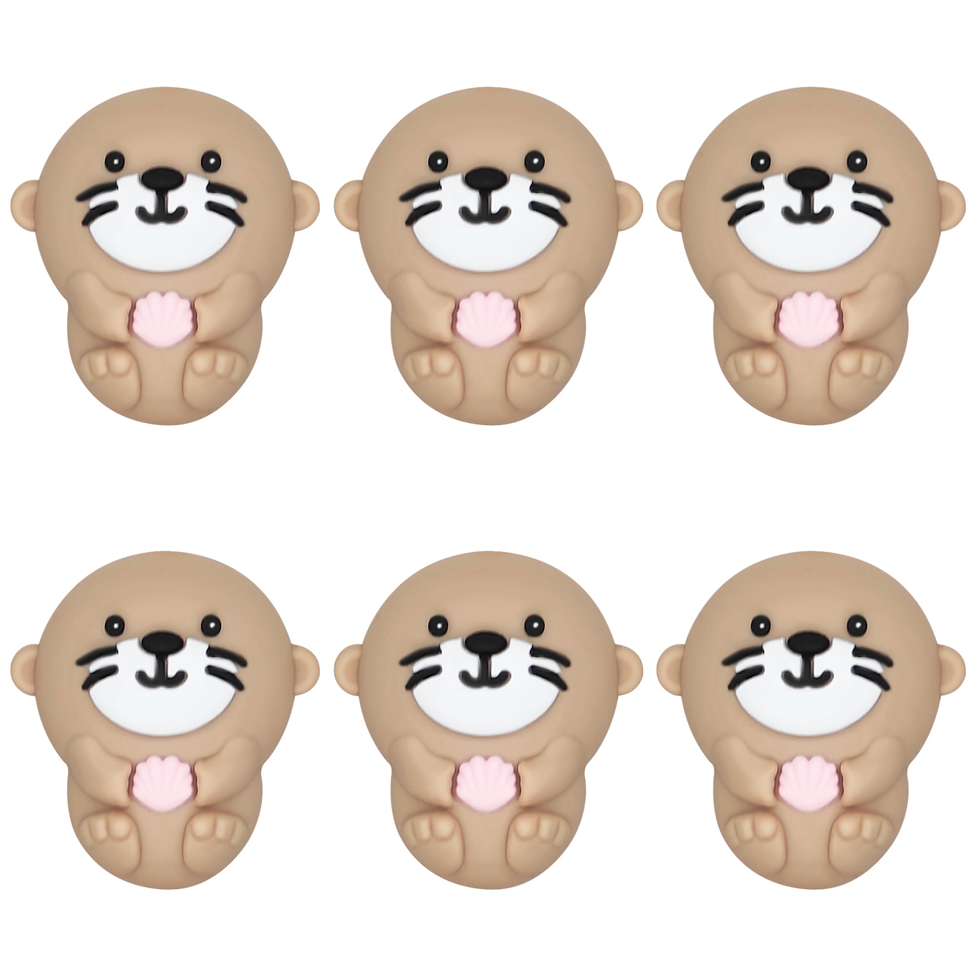3D Otter with Shell Focal