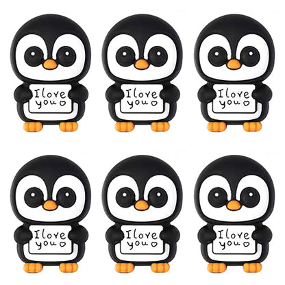 3D Penguin I Love You Focal