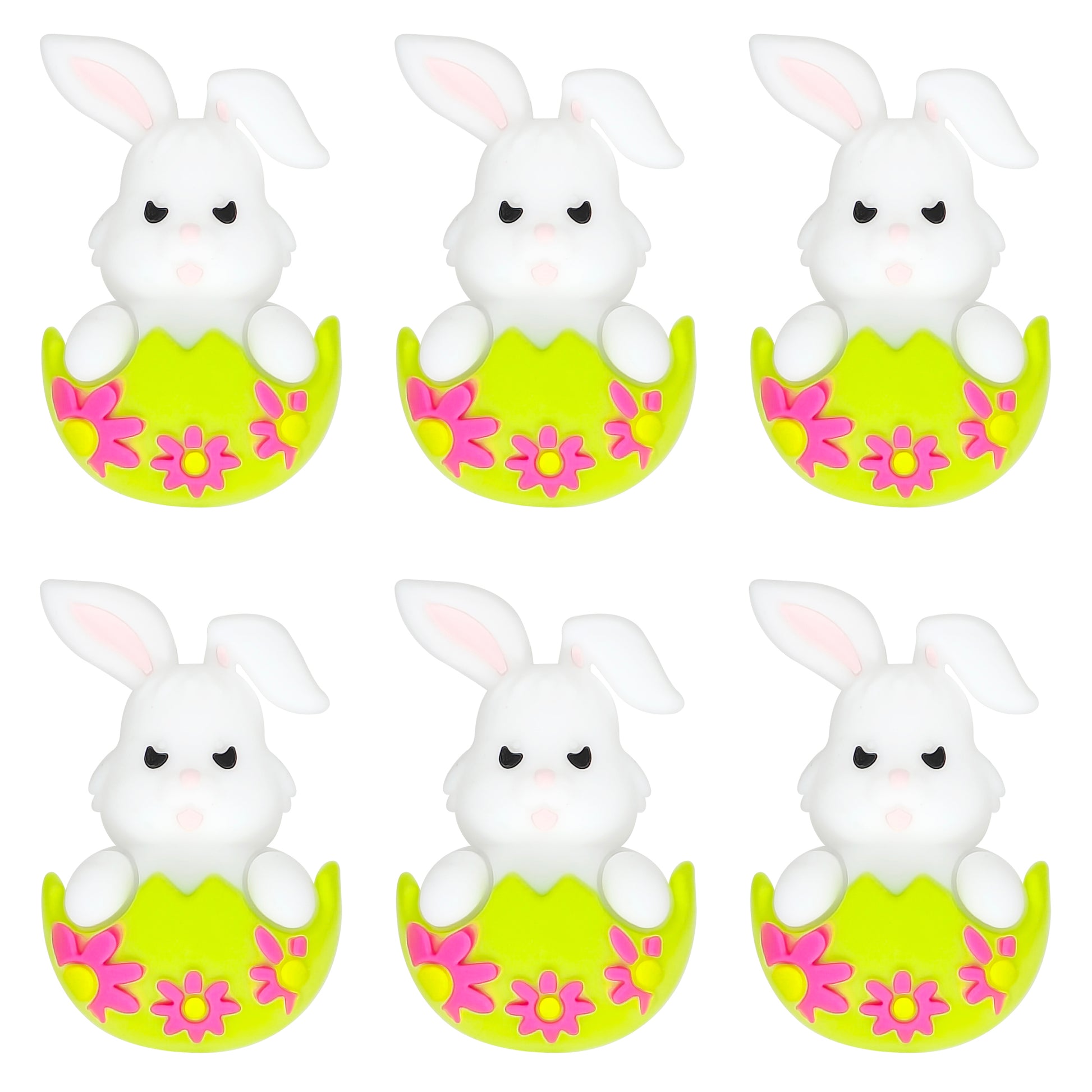 3D Rabbit Egg Flower Focal