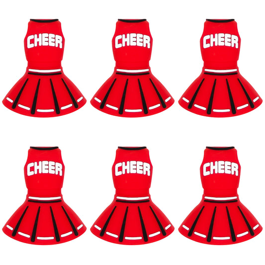 3D Red Cheer Dress Focal
