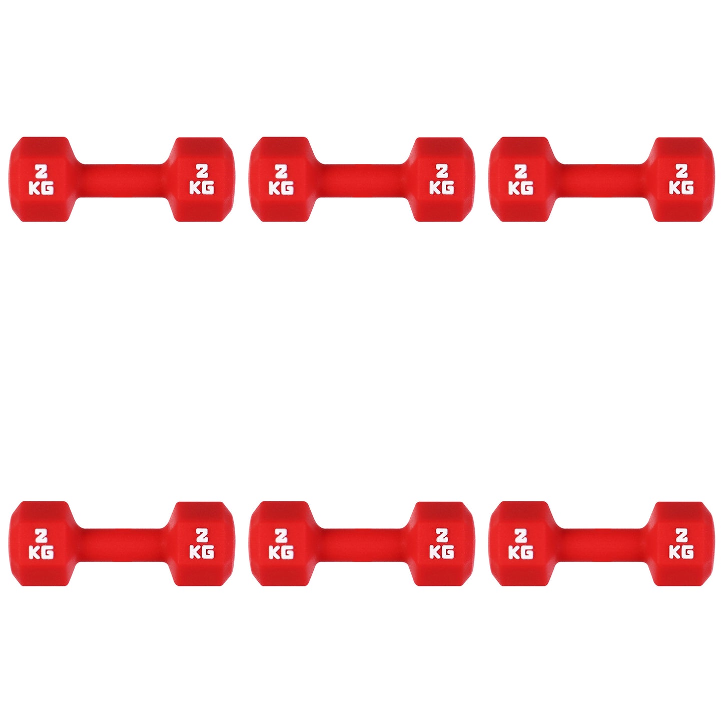 3D Red Dumbbell Focal