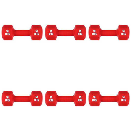 3D Red Dumbbell Focal
