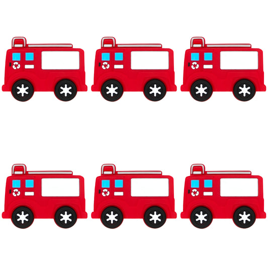 3D Red Fire Truck Focal