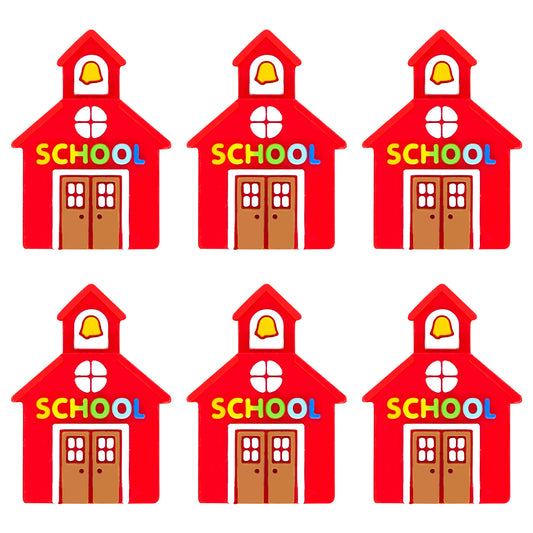 3D Red School House Focal