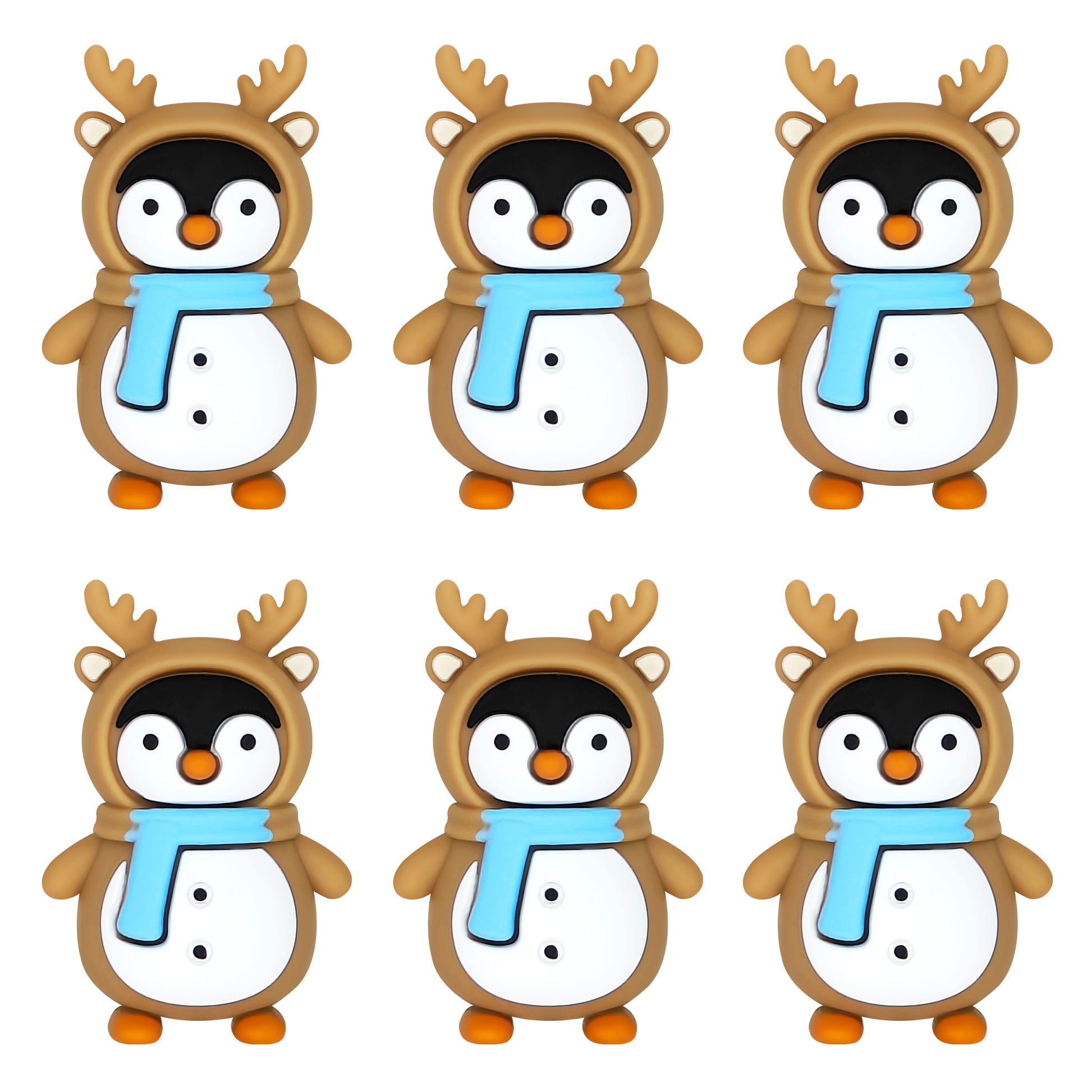 3D Reindeer Penguin Focal