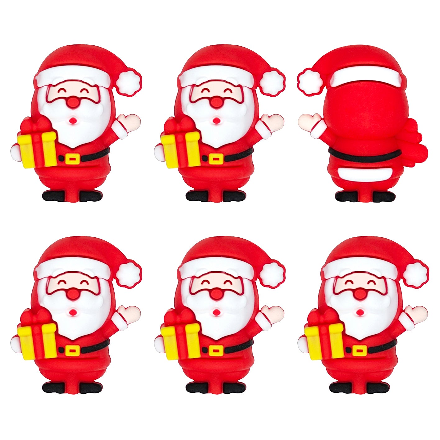 3D Santa with Gift Focal