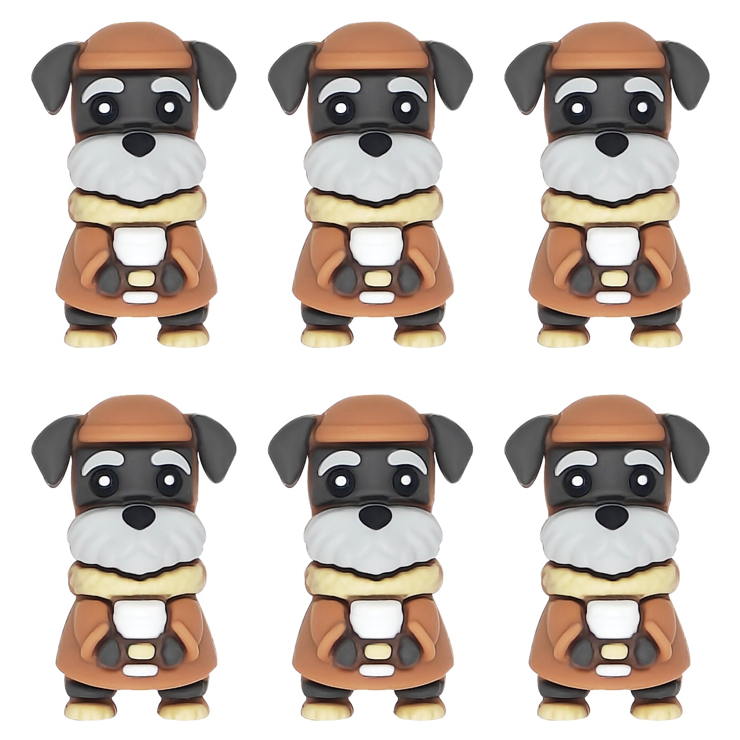 3D Schnauzer Dog Focal