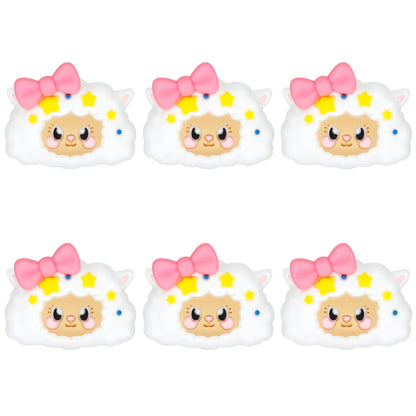 3D Sheep Bowknot Cute Focal