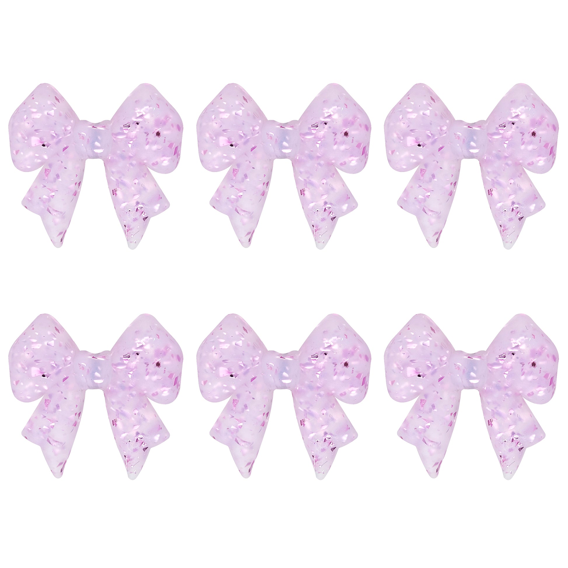 3D Shiny Flake Bowknot Focal