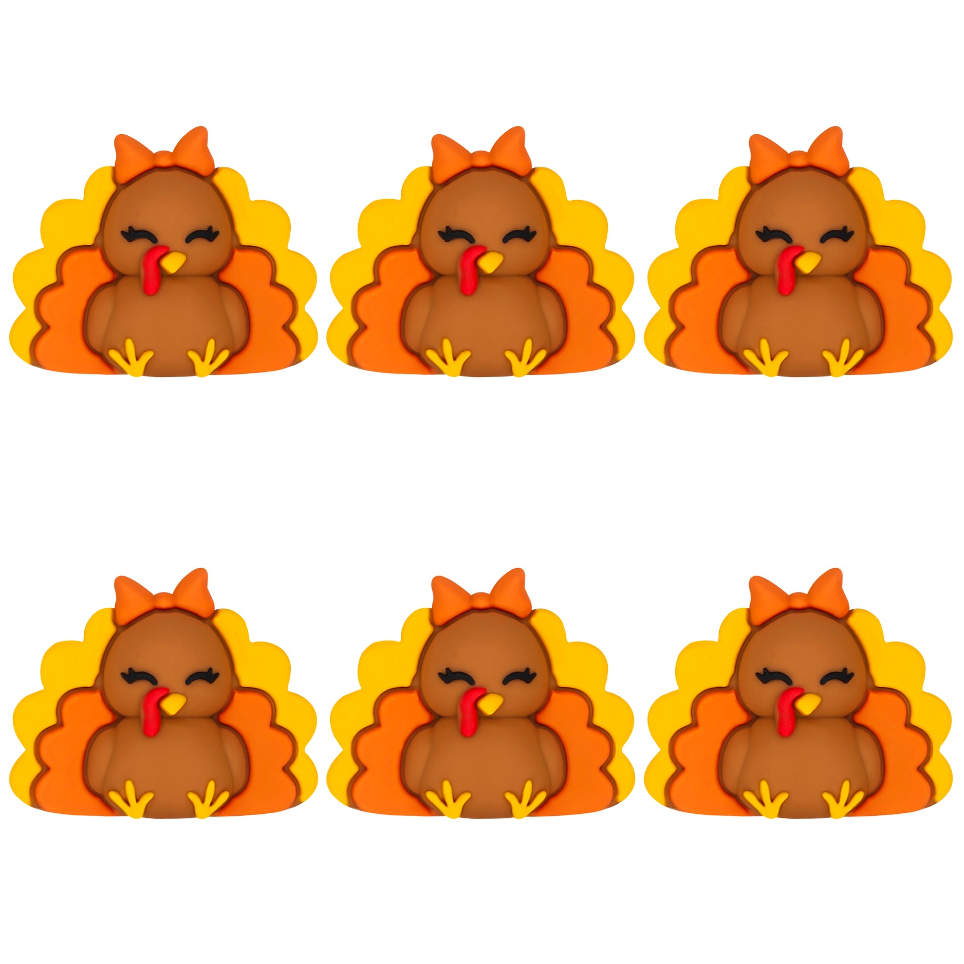3D Sitting Turkey Focal