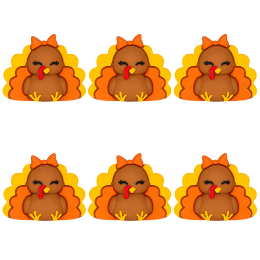 3D Sitting Turkey Focal