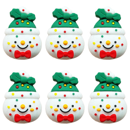 3D Snowman Glitter Christmas Focal