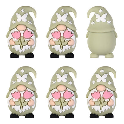 3D Spring Gnome Tulip Focal