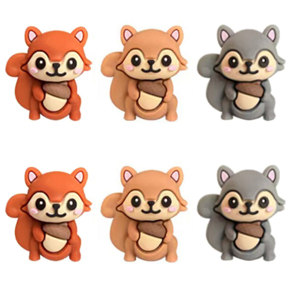 3D Squirrel Acorn Focal