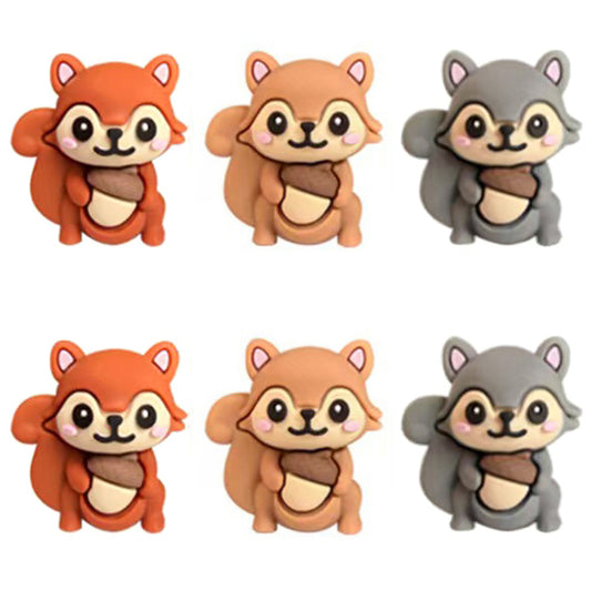 3D Squirrel Acorn Focal