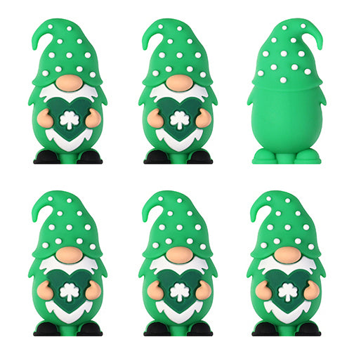 3D St Patricks Day Shamrock Gnome Focal