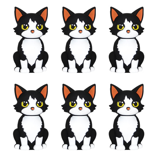 3D Tuxedo Cat Focal