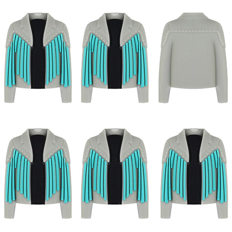 3D Western Jacket Focal