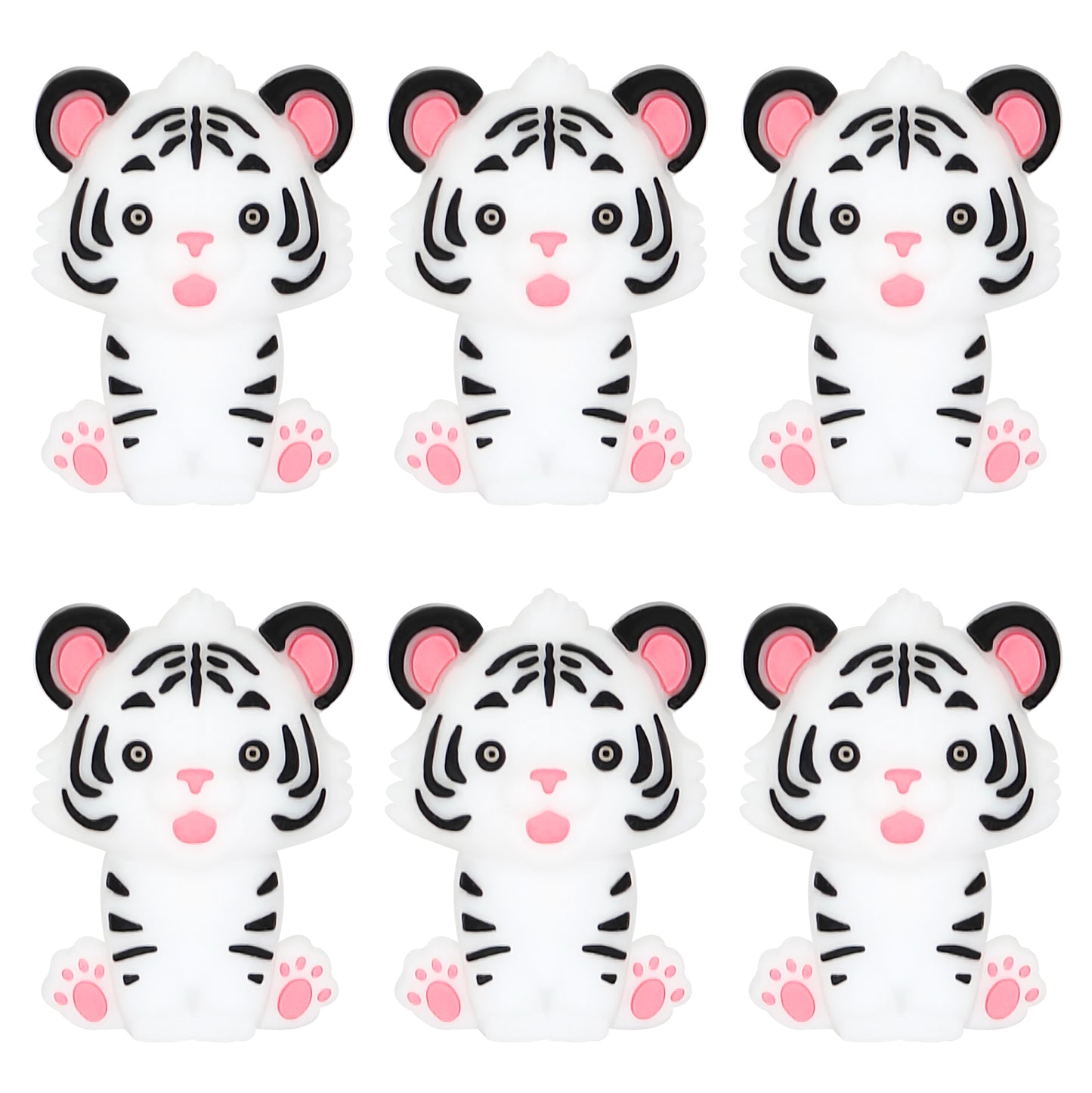 3D White Tiger Focal
