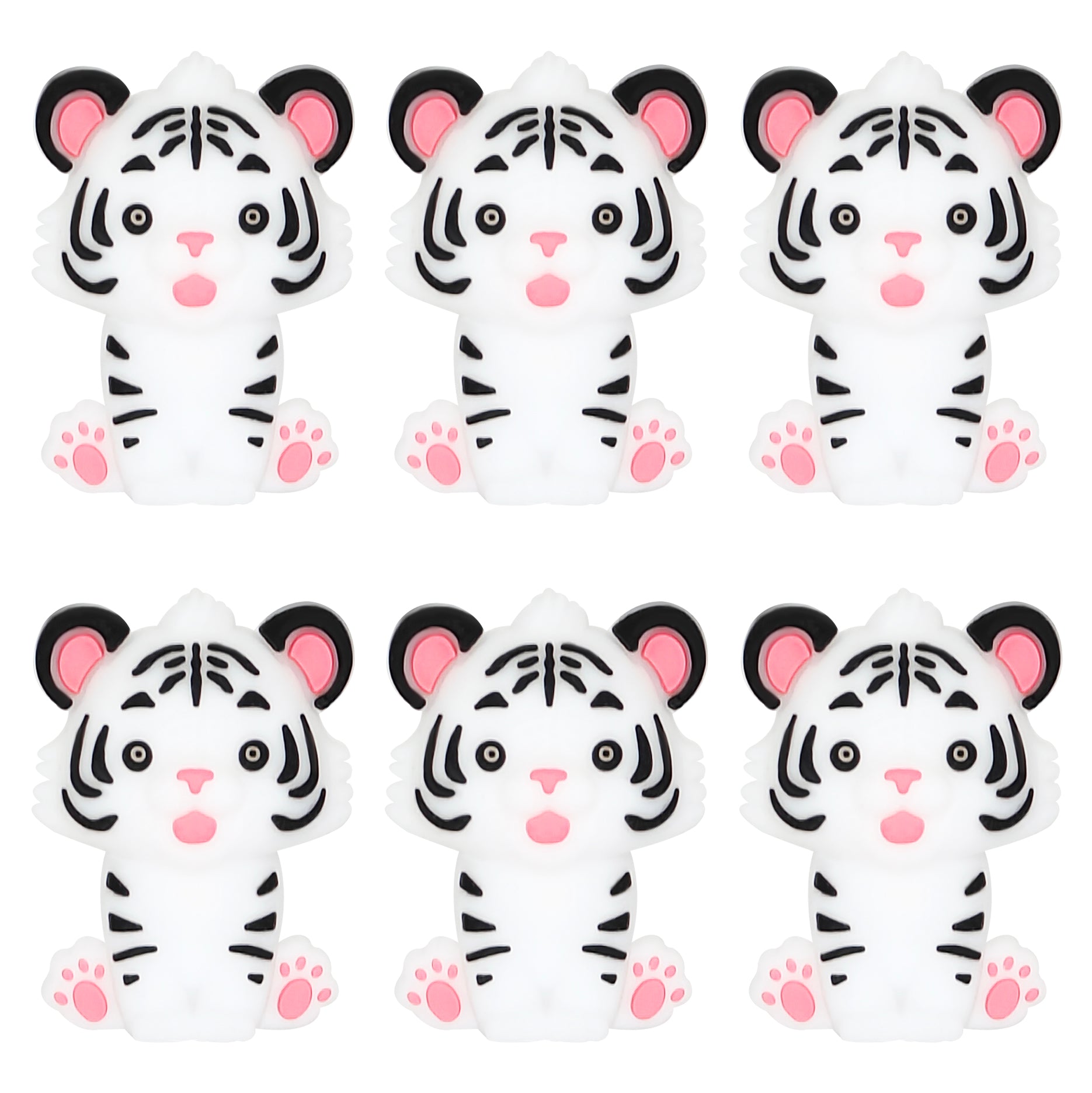 3D White Tiger Focal