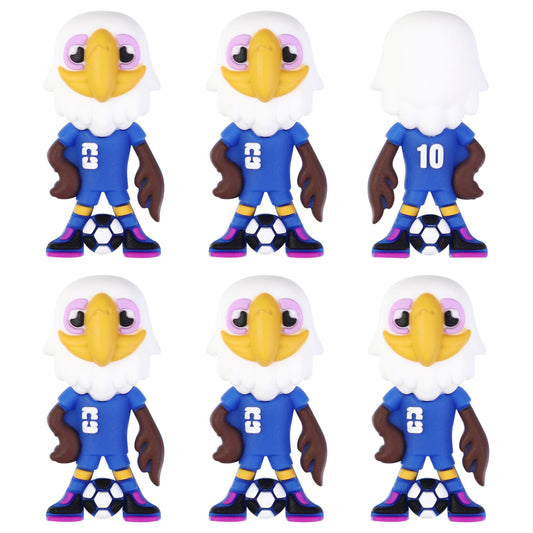 3D World Cup Mascot Bald Eagle Focal