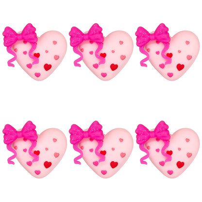 New 3D Heart Bow Focal