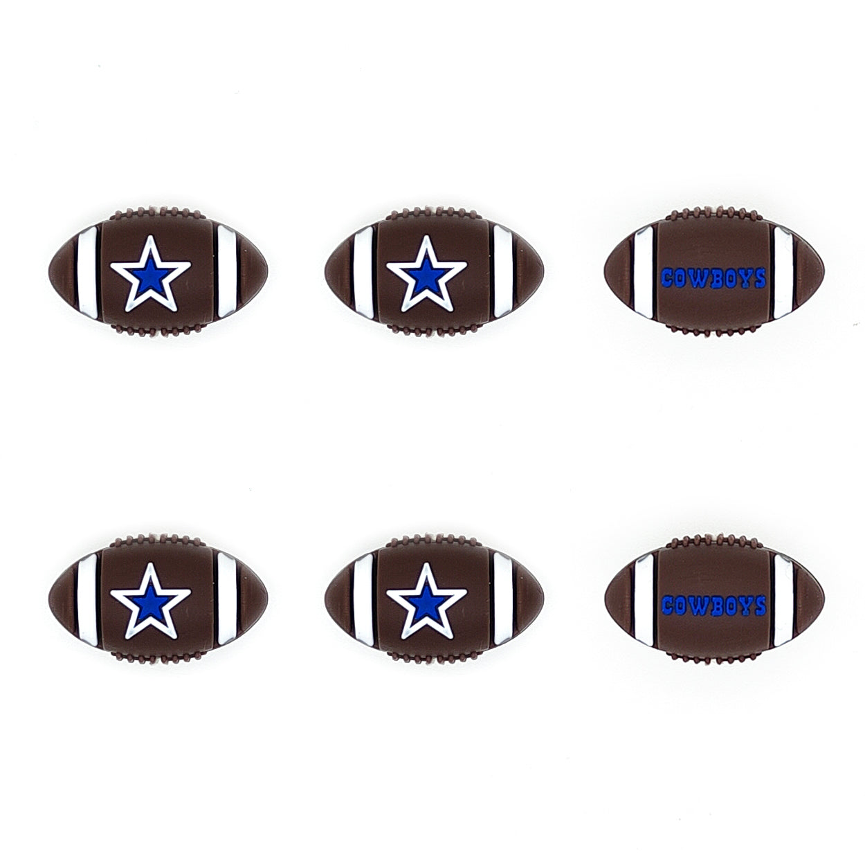 Football Team Focal Silicone Beads