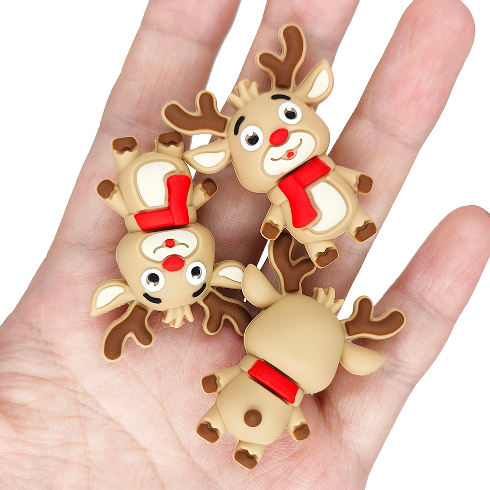 3D Christmas Reindeer Focal