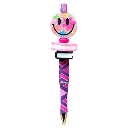 Stacked Books Beaded Pen