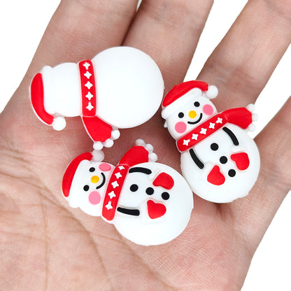 3D Christmas Snowman Focal