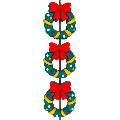 3D Wreath Christmas Focal