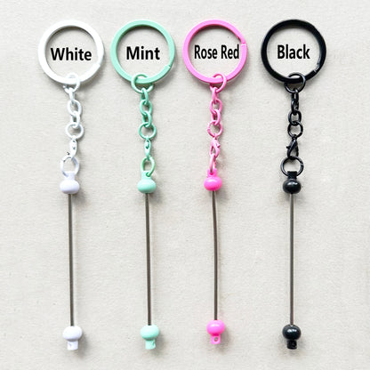 Beadable Keychain for Jewelry Making,Beadable Keyring Bar Blank