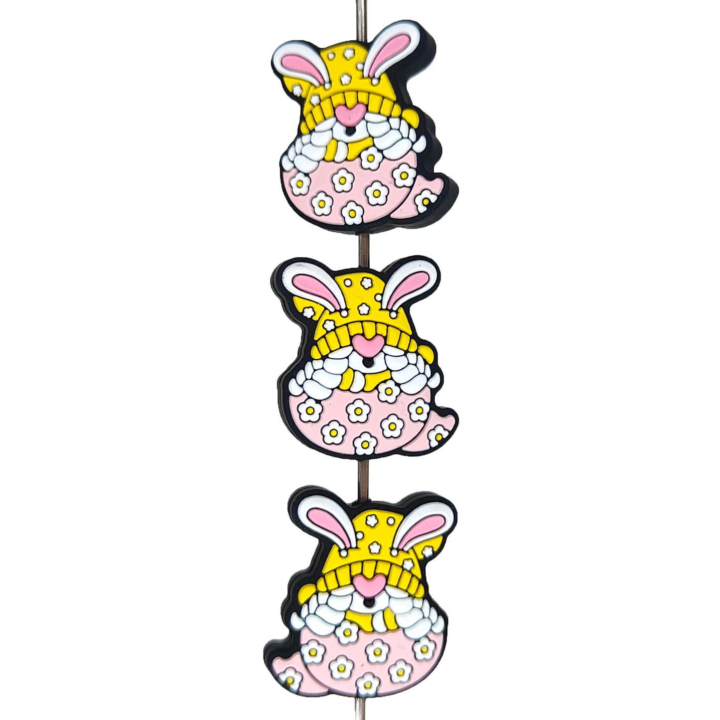 Rabbit Gnome In Egg Focal Beads