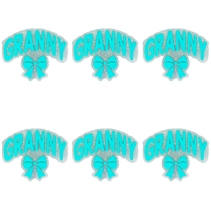 Granny Bow Glitter Focal