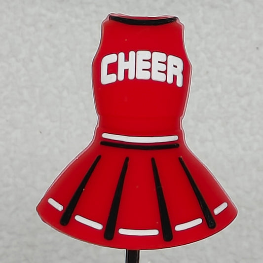 3D Red Cheer Dress Focal