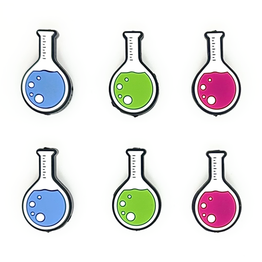 Round Bottomed Glass Flask Focal Beads