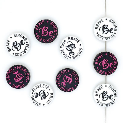 Be Strong Fearless Brave Focal Beads