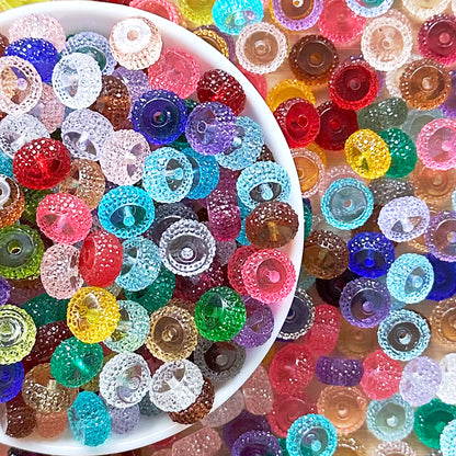 50Pcs/Lot 12*7mm Spacer Beads,Resin Beads