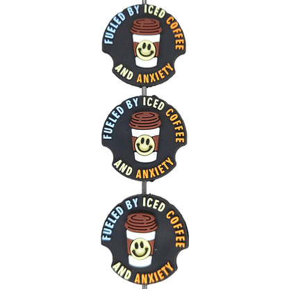 Fueled By Iced Coffee And Anxiety Smiling Focal