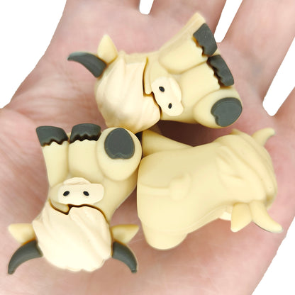 3D Highland Cow Western Focal