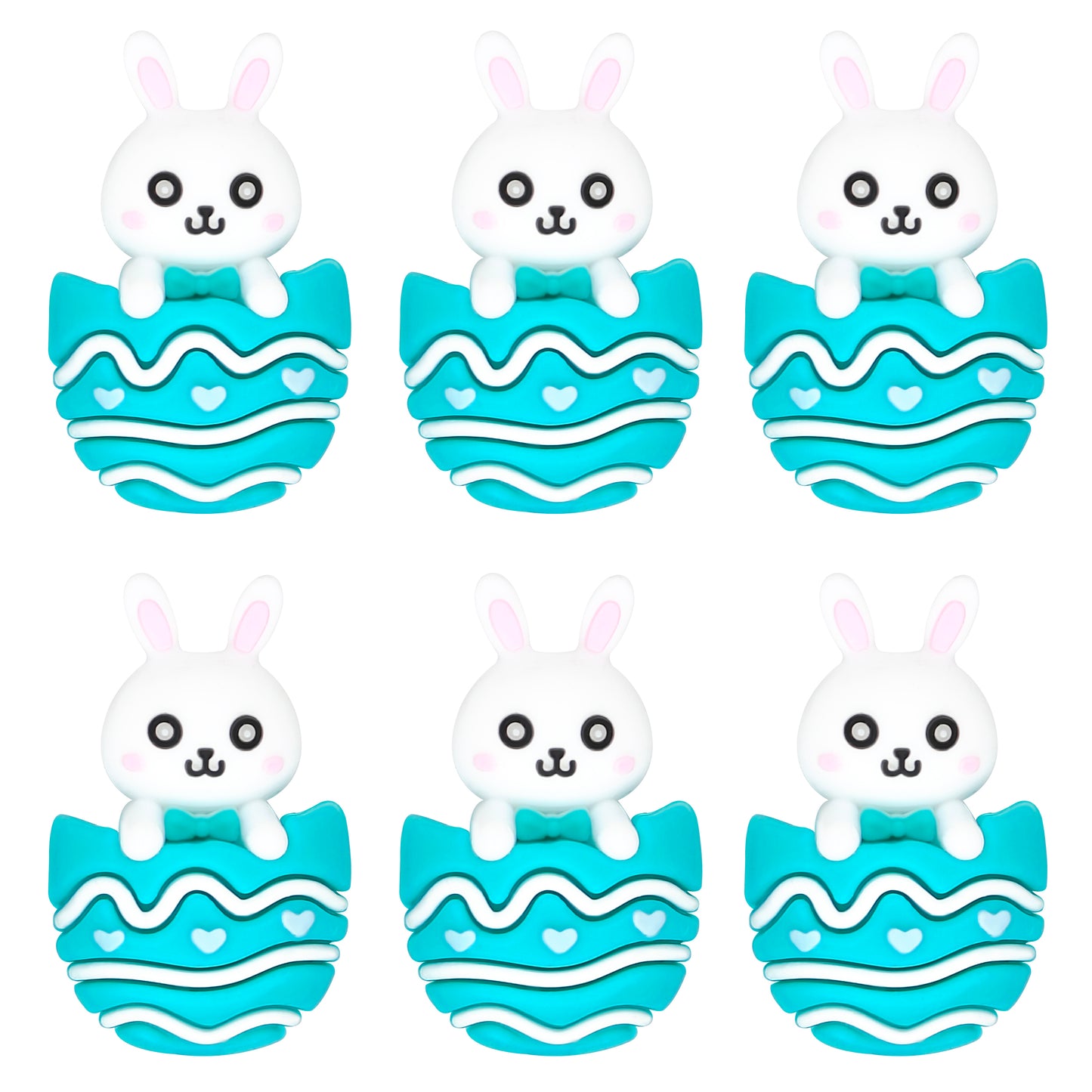 3D Rabbit in Egg Easter Focal